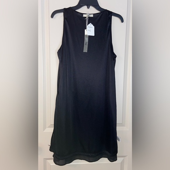 NWT Ya LosAngeles Sz-M Boutique Dress Beautiful Silver Beading Around Neckline - Picture 10 of 16